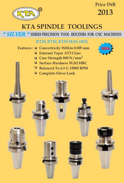 kta spindle toolings catalogue